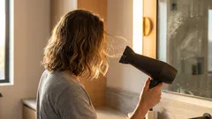 この乾燥時の間違いは、髪を乾燥させ、もろくします。