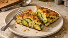 ズッキーニの甘みが引き立つ、ふんわり厚焼きフリッタータ|フライパン1つで作り置きにも