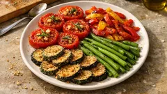 夏野菜は「焼いてから冷凍」がおいしい:トマト・パプリカ・いんげんのストック術