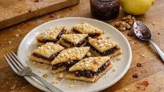 バター不要で思い立ったらすぐ焼ける：ジャム＆くるみの「パスタレッレ・リピエネ」